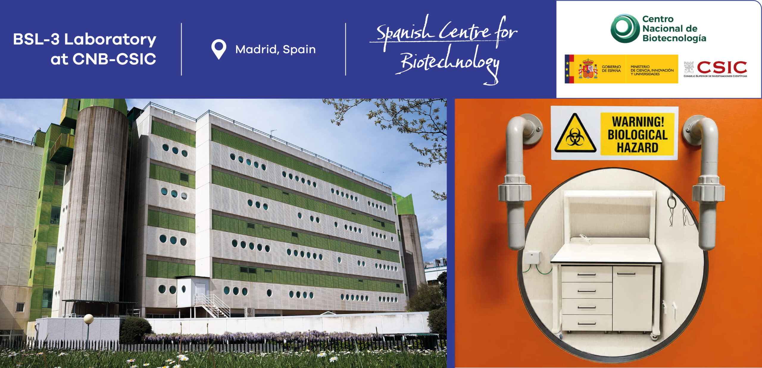 BSL-3 Laboratory – CSIC/CNB (Madrid)